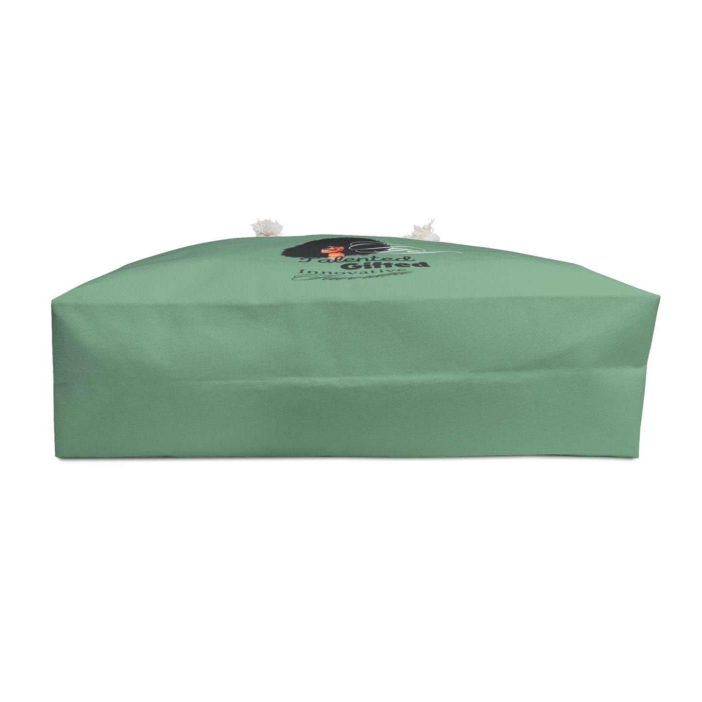 T.G.I.F. Afro C.I.N. Sage Leaf Weekender Tote