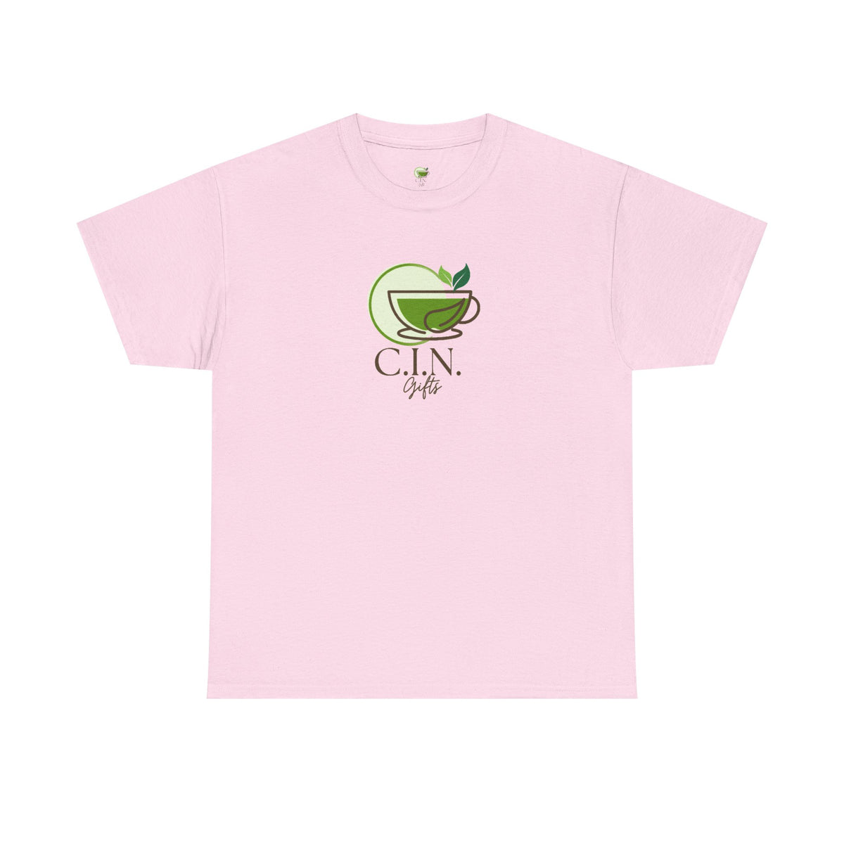 C.I.N. Brand Green Tea Logo T-Shirt