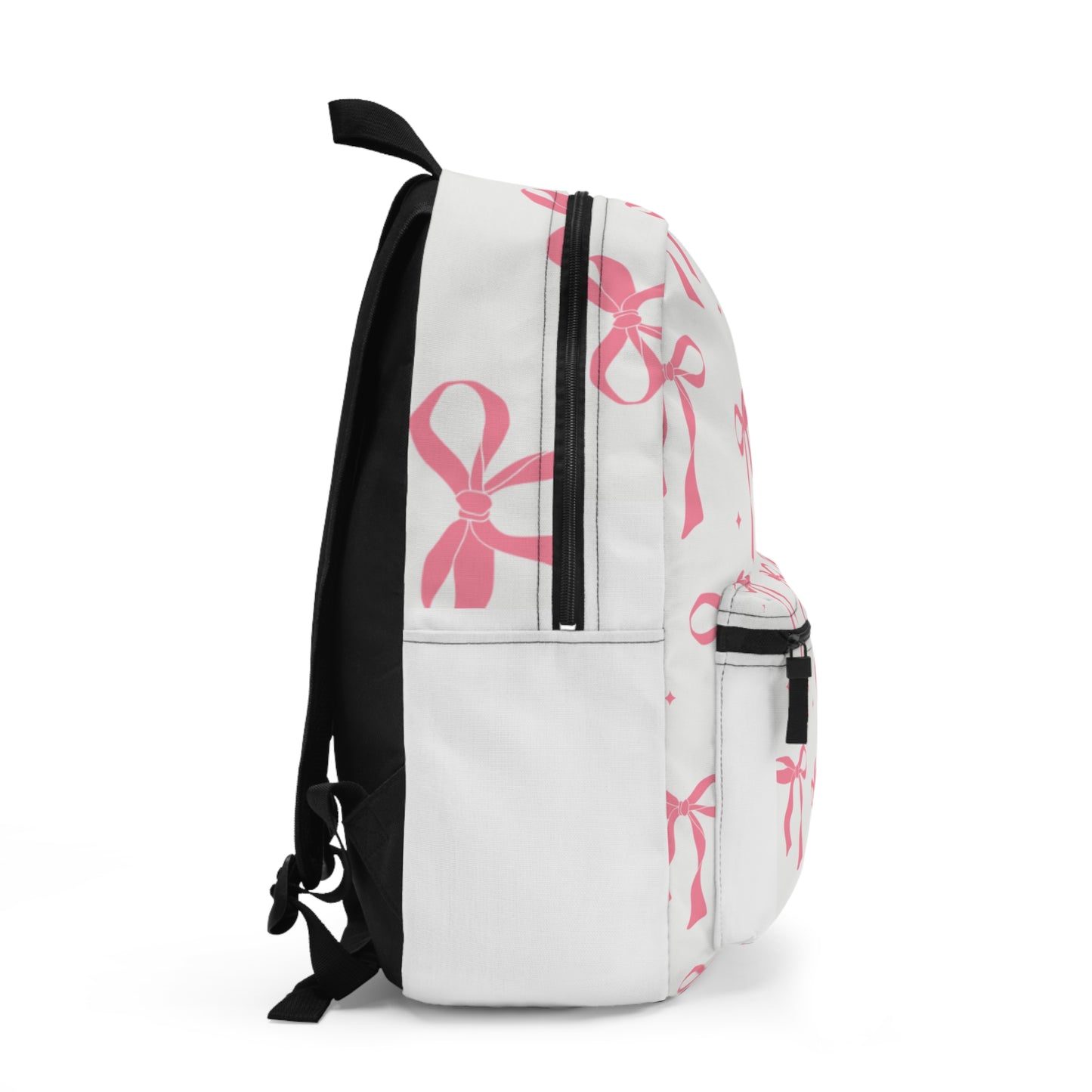 Pink Bow Ribbon Backpack