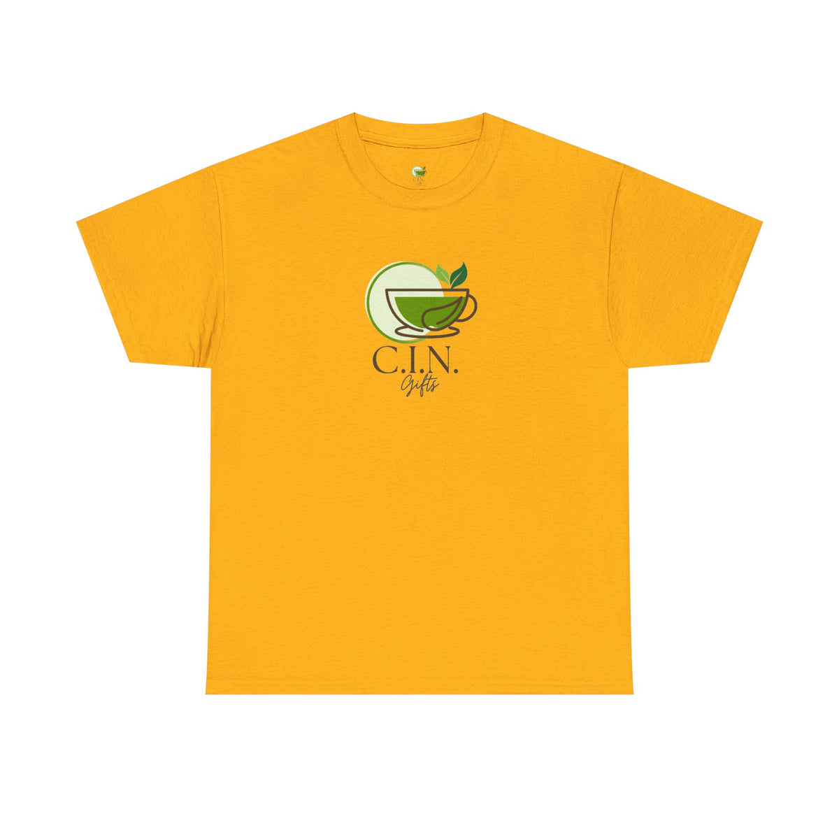 C.I.N. Brand Green Tea Logo T-Shirt