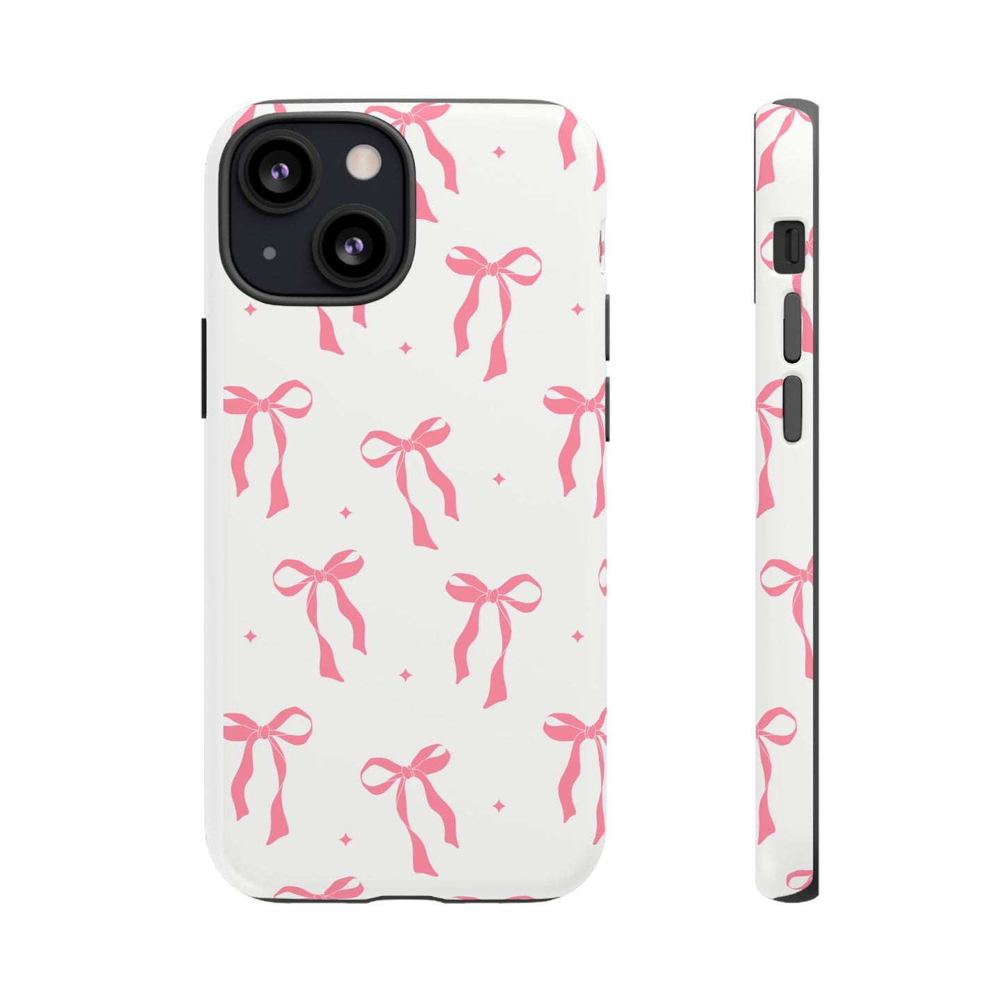 Chic Phone Case with Pink Ribbon Design, Stylish Gift for Her, Trendy Accessory, Mother's Day, Birthday, or Special Occasion