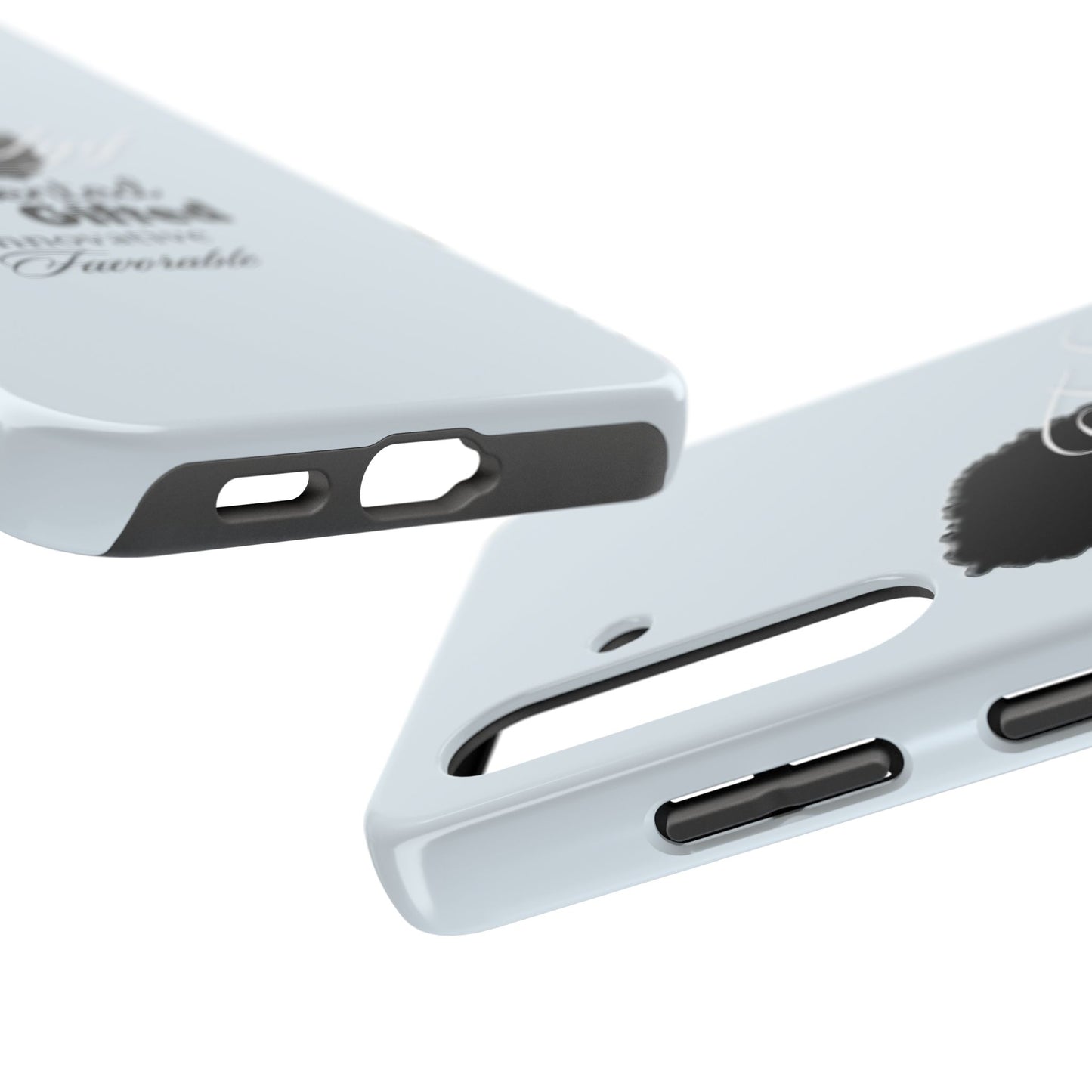 TGIF iPhone Cases in C.I.N. Light Blue