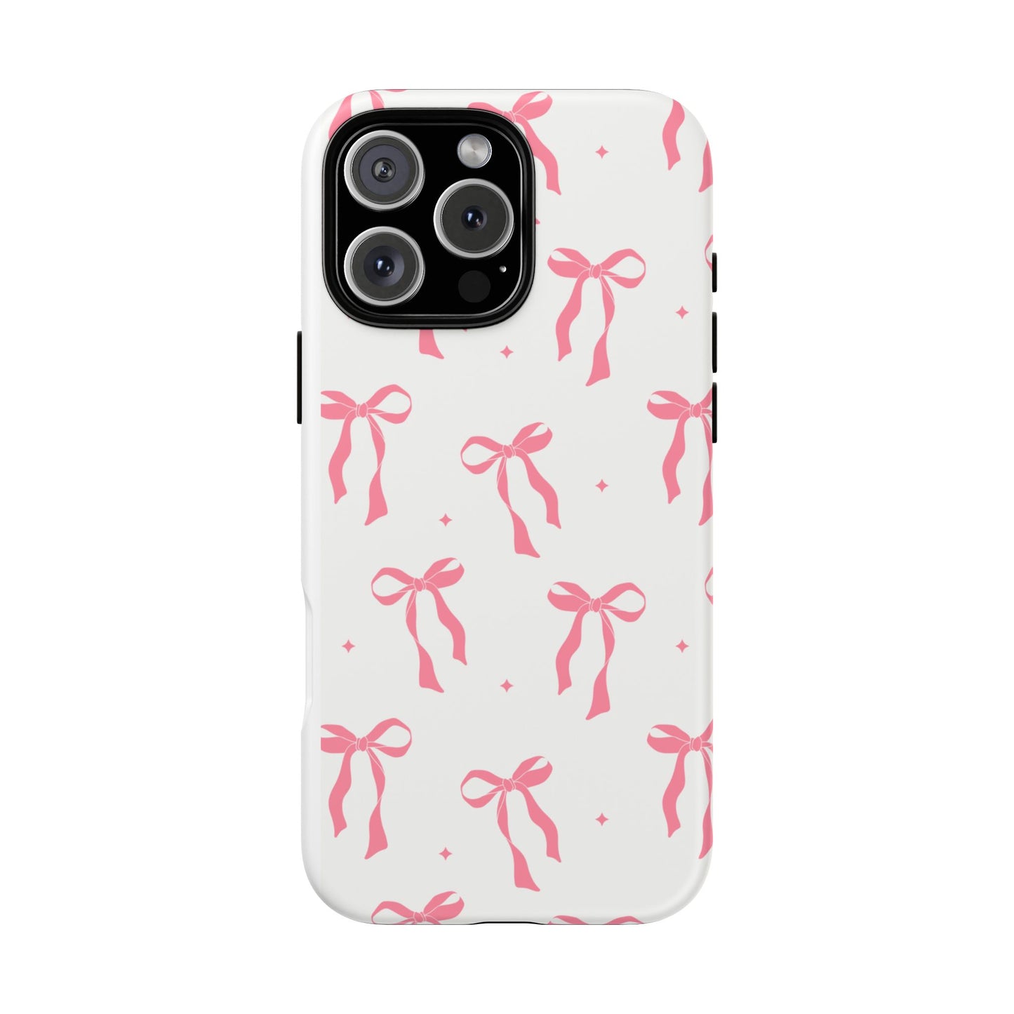 Chic Phone Case with Pink Ribbon Design, Stylish Gift for Her, Trendy Accessory, Mother's Day, Birthday, or Special Occasion