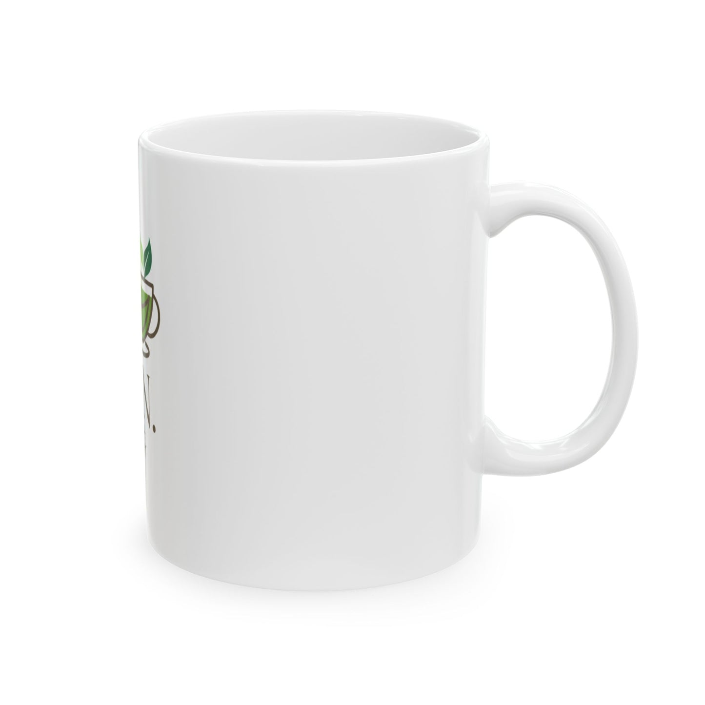 C.I.N. Gifts White Ceramic Mug Tea Coffee Logo Mug