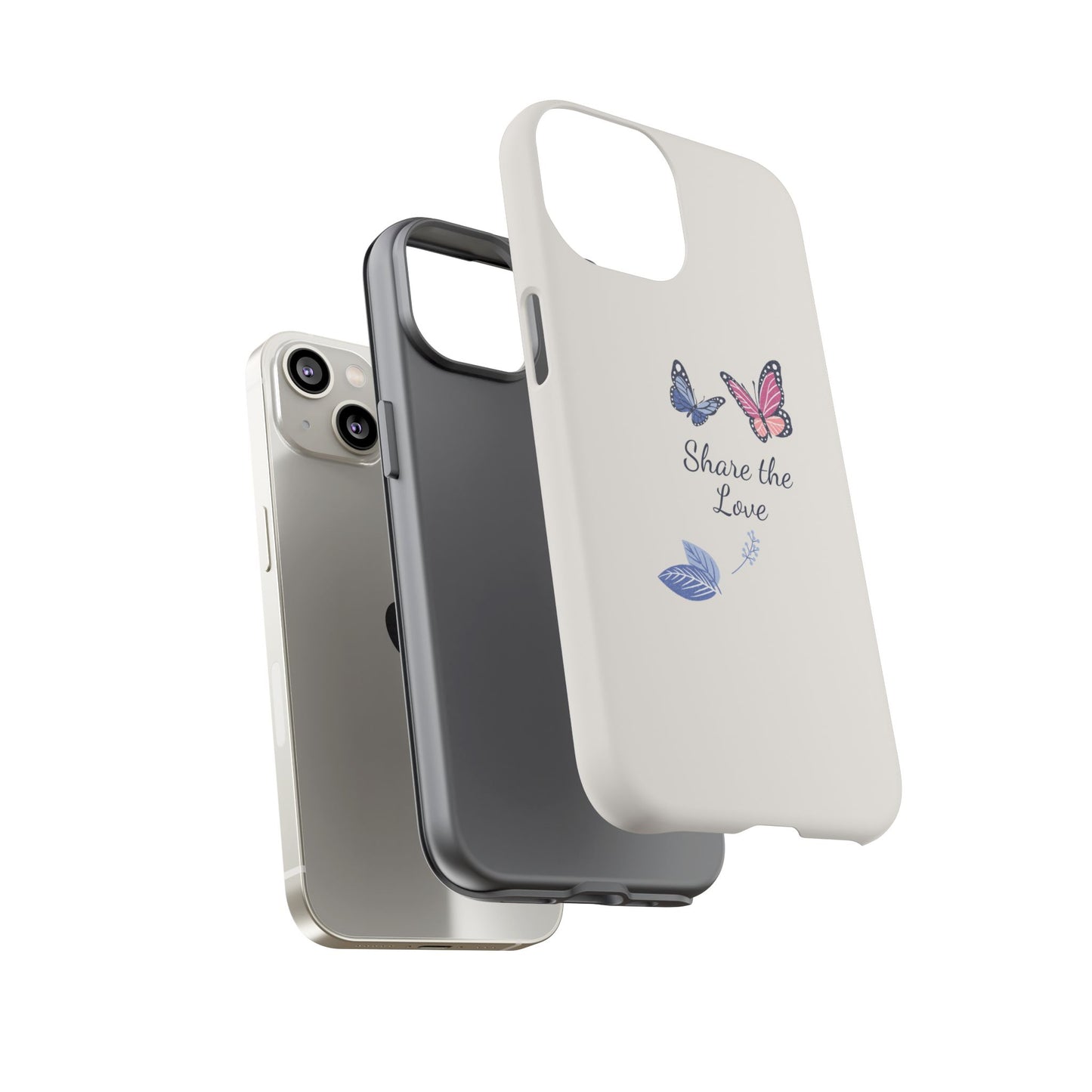 Share the Love Butterfly Phone Case