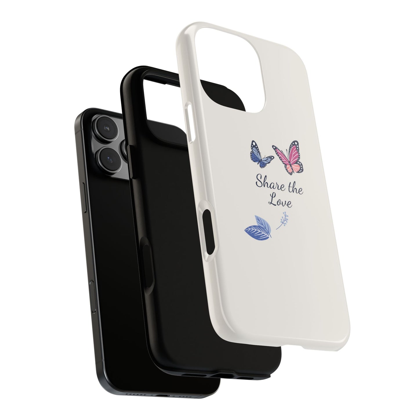 Share the Love Butterfly Phone Case