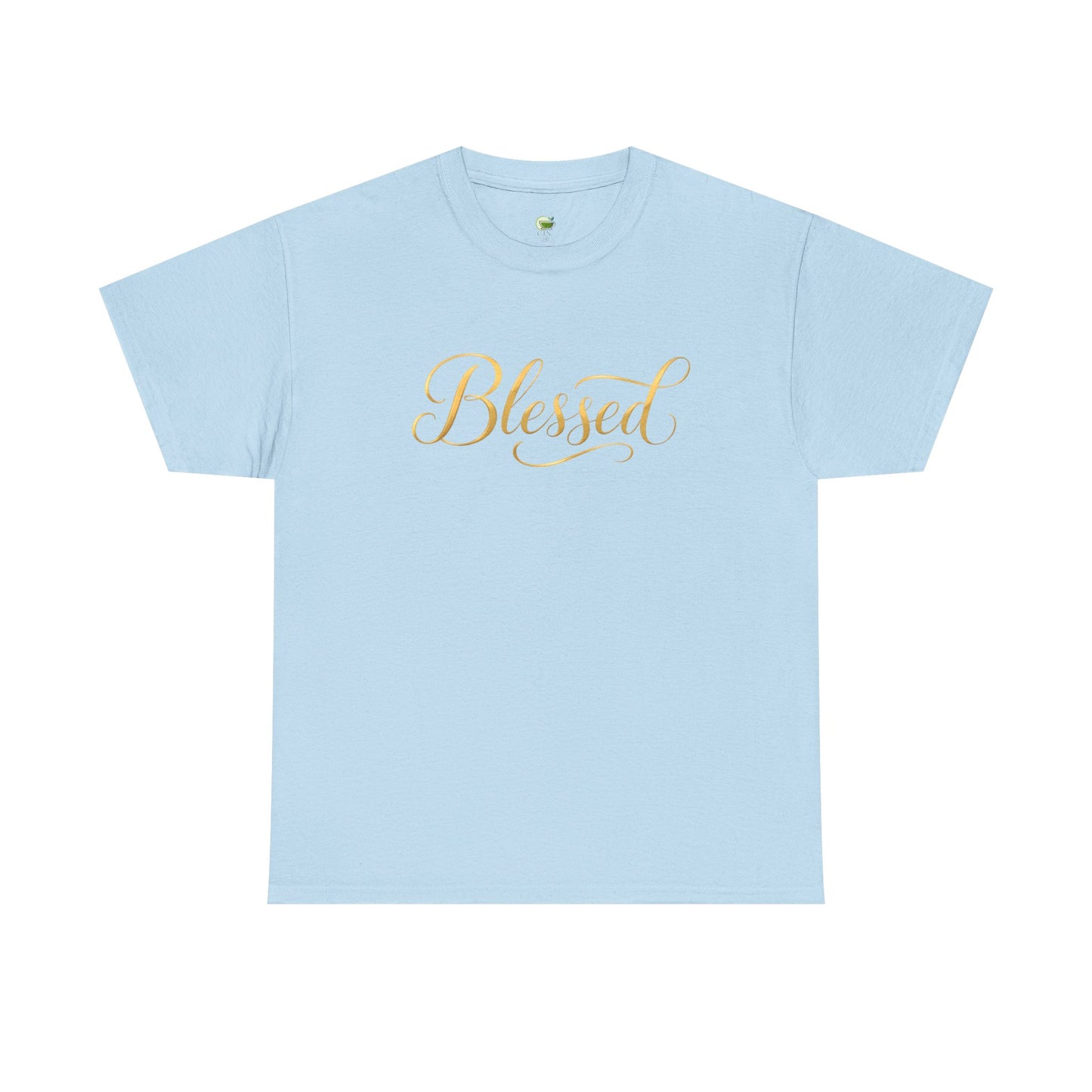 Blessed Gold Script T-Shirt