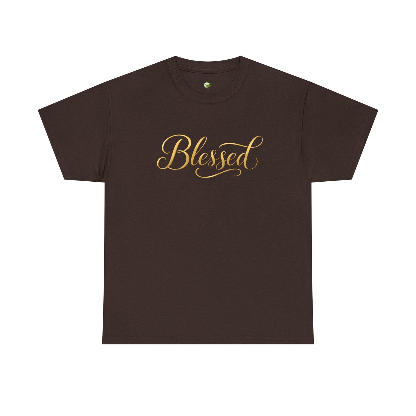 Blessed Gold Script T-Shirt