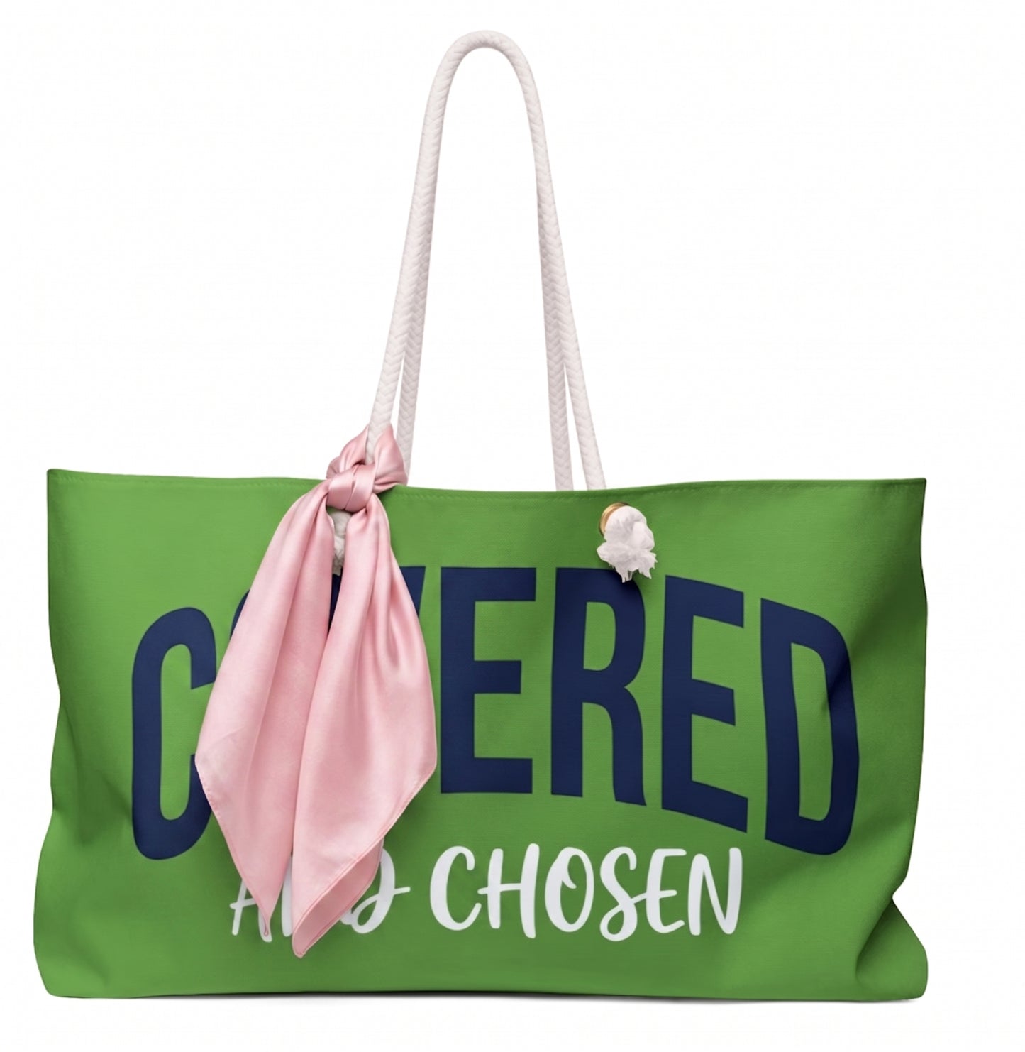 Covered and Chosen Weekender Tote