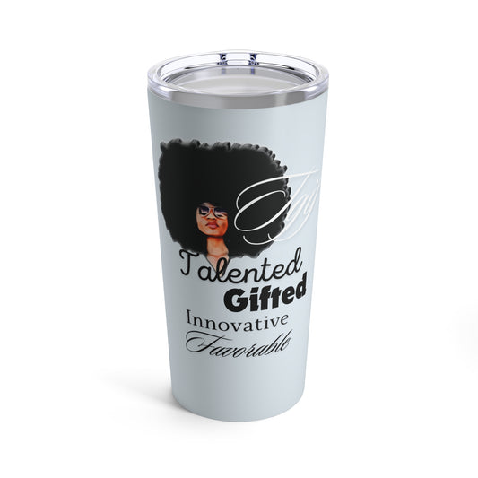 TGIF Tumbler-CIN Light Blue 20 oz image 0