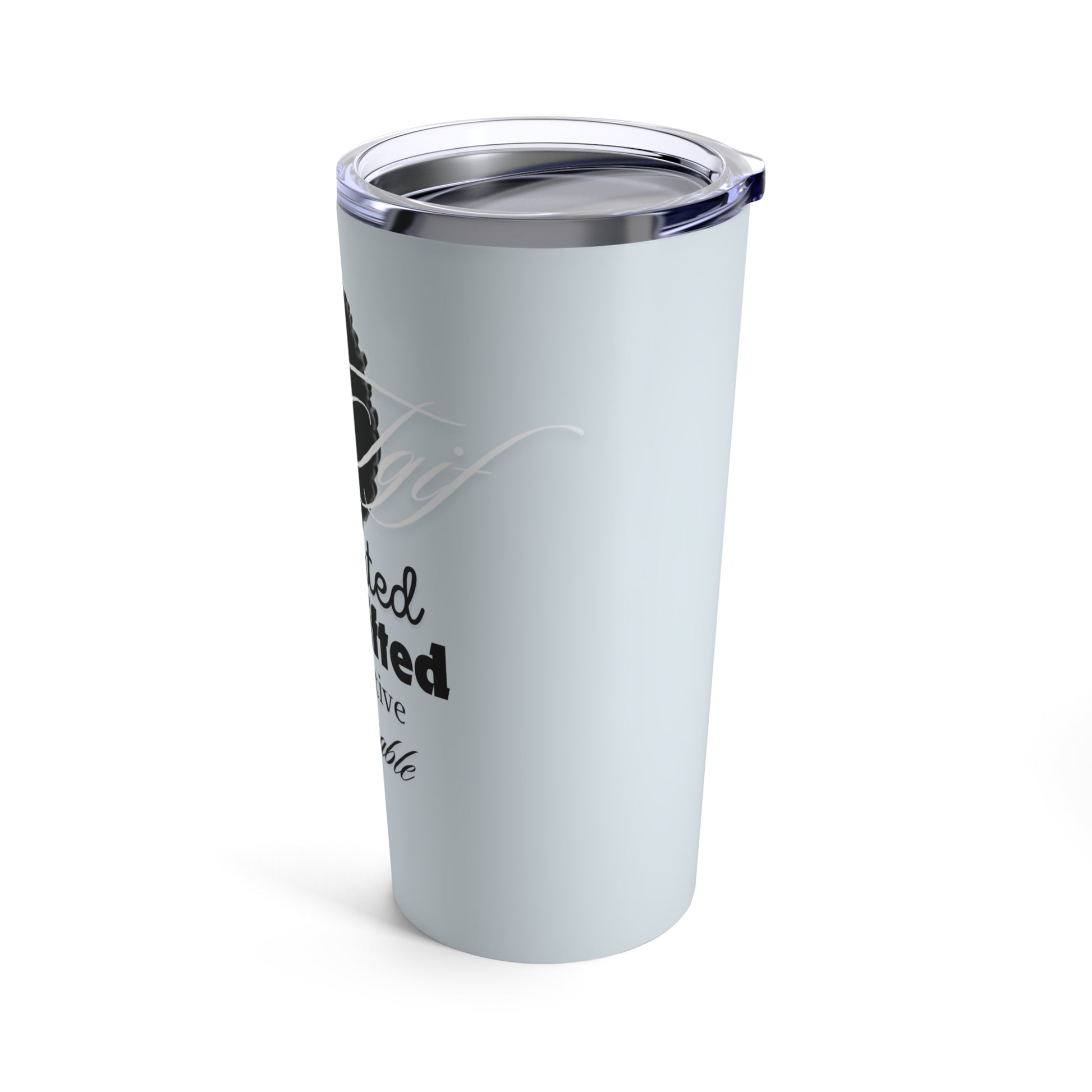 TGIF Tumbler-CIN Light Blue 20 oz image 3