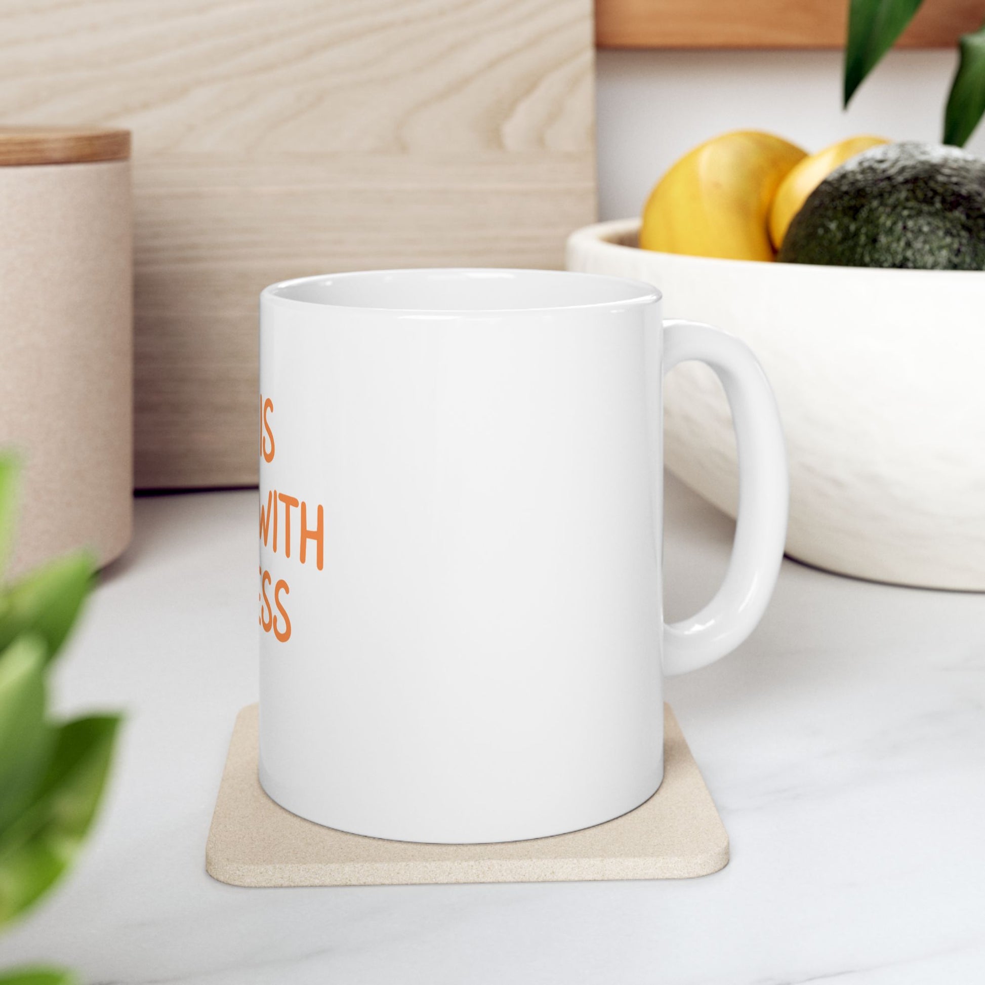 Day is Sweet With Kindness Quote Ceramic Mug image 4